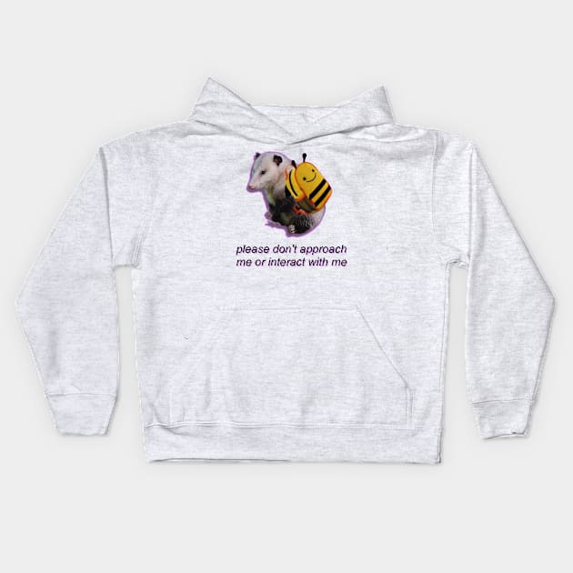 Please Don't Kids Hoodie by possumtees